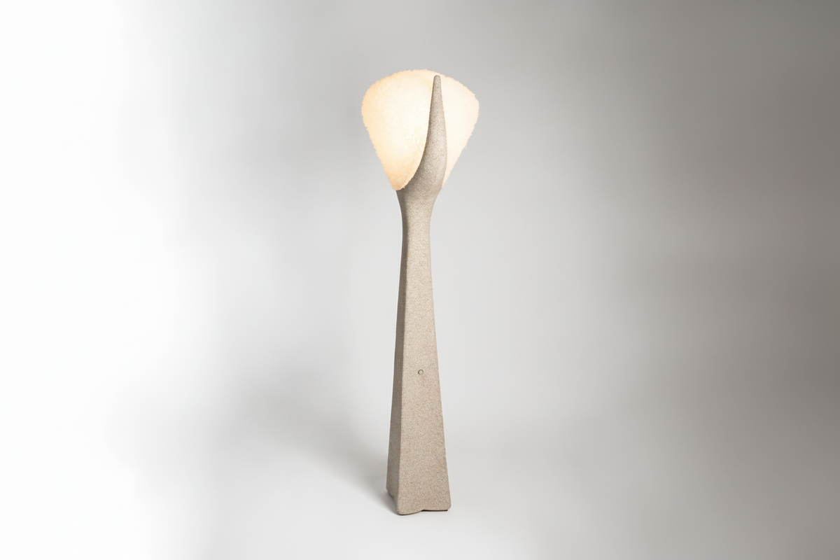 Blown Glass Sculpture Floor Lamp | 183cm Tall Integrated Led Adjustable Brightness Gallery Art Light Casalola Lights