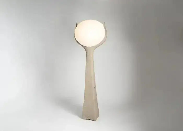 Sculptural Concrete Floor Lamp | Modern Artisanal Lighting - Soma - Lamps