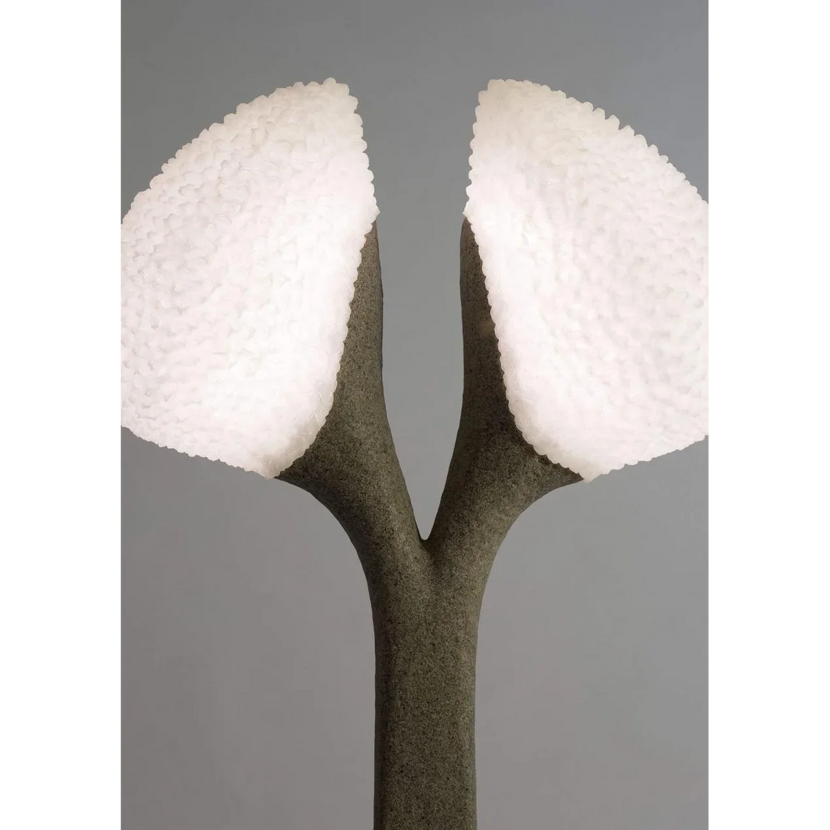 Dark Double Glass Sculpture Floor Lamp | 173cm Tall Wide 79cm Art Light Warm Glow Gallery Interior Casalola Lights