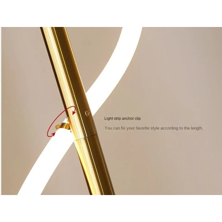 Flexible Designer Led Floor Lamp | Modern Luxe for Living Room | Casalola