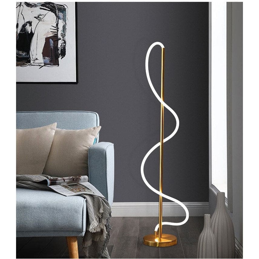 Flexible Designer Led Floor Lamp | Modern Luxe for Living Room | Casalola - Lamps