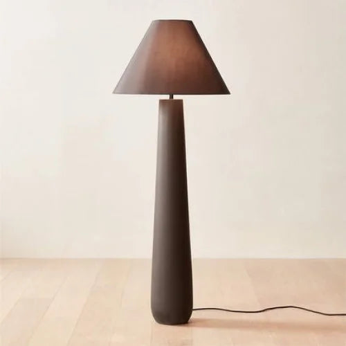 Mushroom Resin Floor Lamp Fabric Shade | 147cm Tall White or Black E26/e27 Dimmable Option Casalola Lights Luxury Lamps