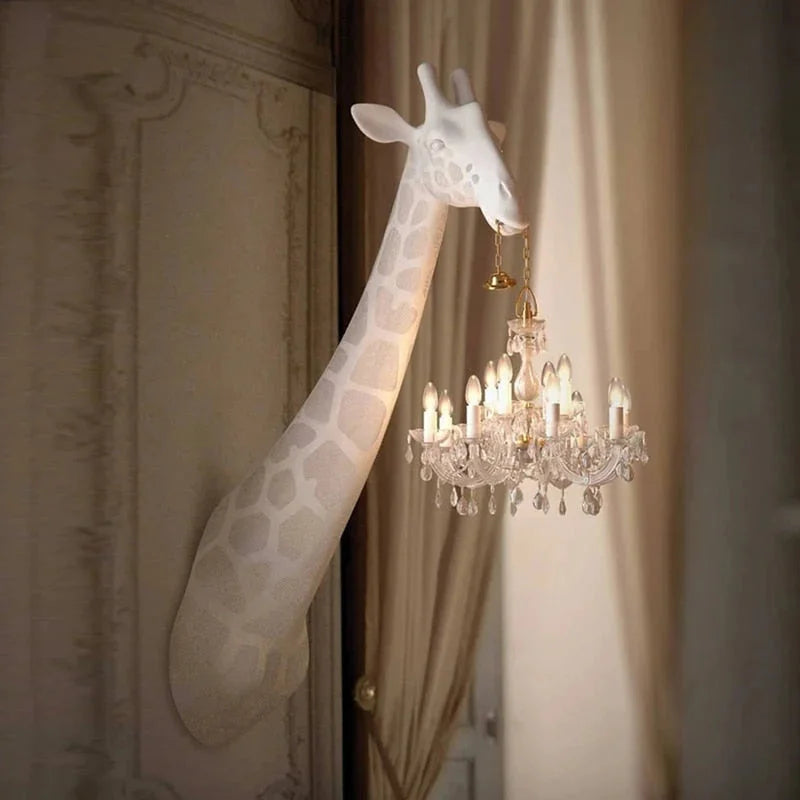 Decorative Wall Sconces with Mary Therese Crystal Chandelier | Luxury Giraffe for Elegant Spaces