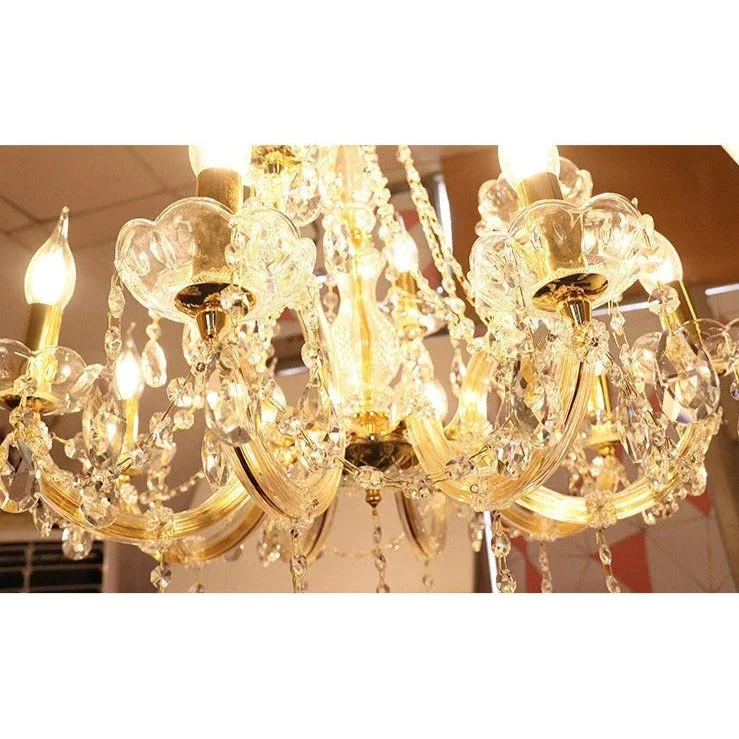Decorative Wall Sconces with Mary Therese Crystal Chandelier | Luxury Giraffe for Elegant Spaces