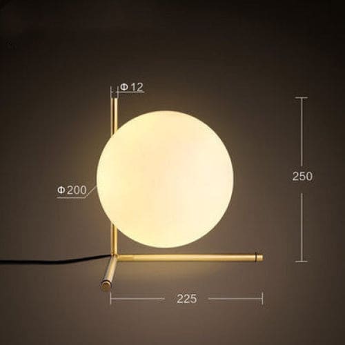 Glass Ball Table Lamp | Modern for Bedroom Living Room | Casalola - Lamps