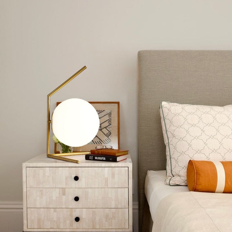 Glass Ball Table Lamp | Modern for Bedroom Living Room | Casalola - Lamps