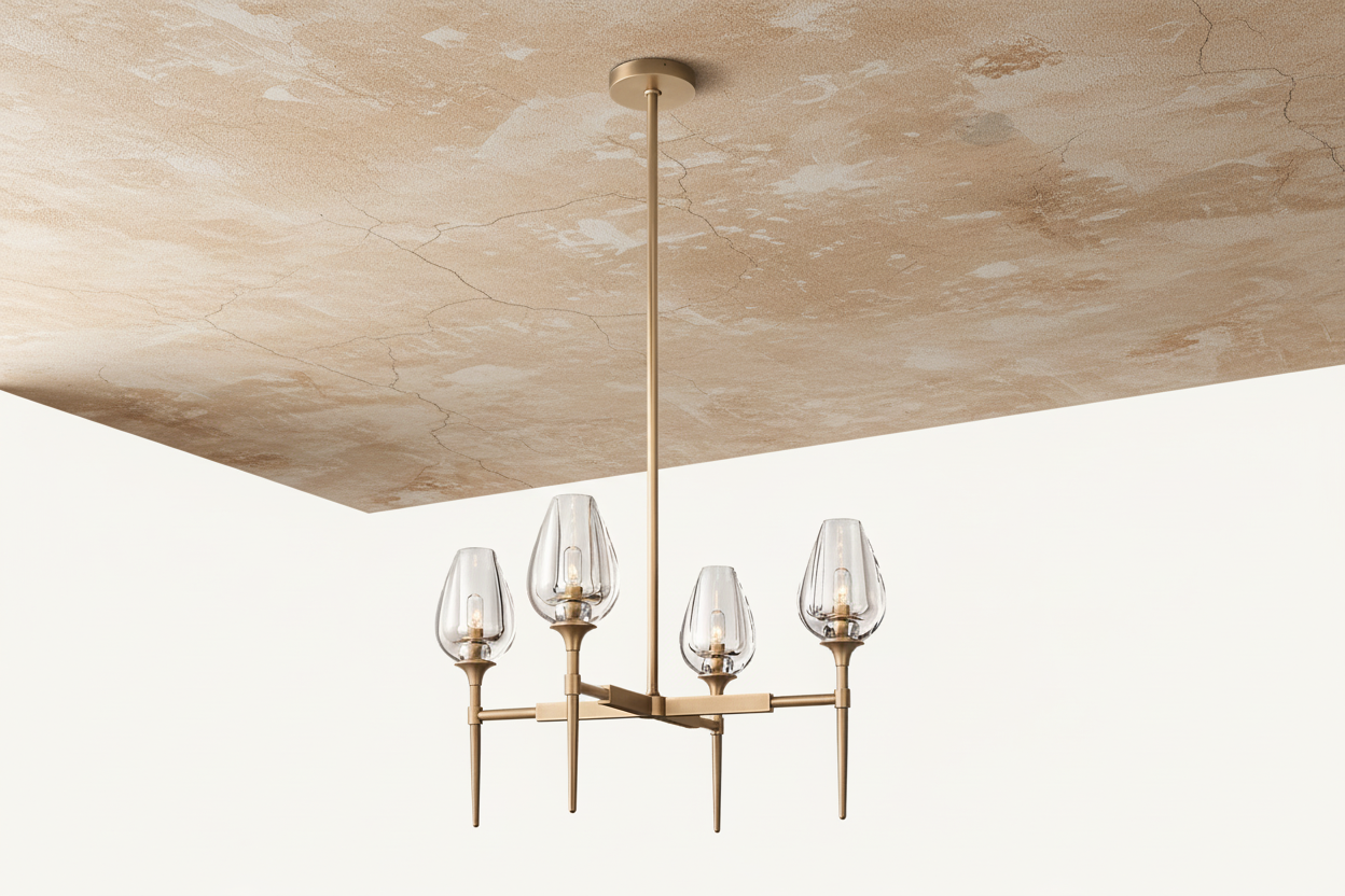 Modern Copper Chandelier with Clear Glass Shades – 3 Sizes Available Casalolalights Luxury Lamps for Interior Designers