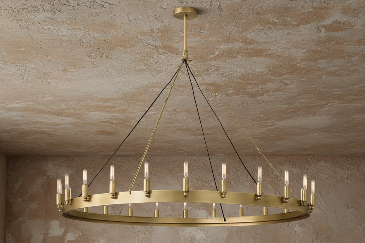Iron Ring Chandelier Led – Dining Room Candle Pendant Casalolalights Luxury Lamps for Interior Designers