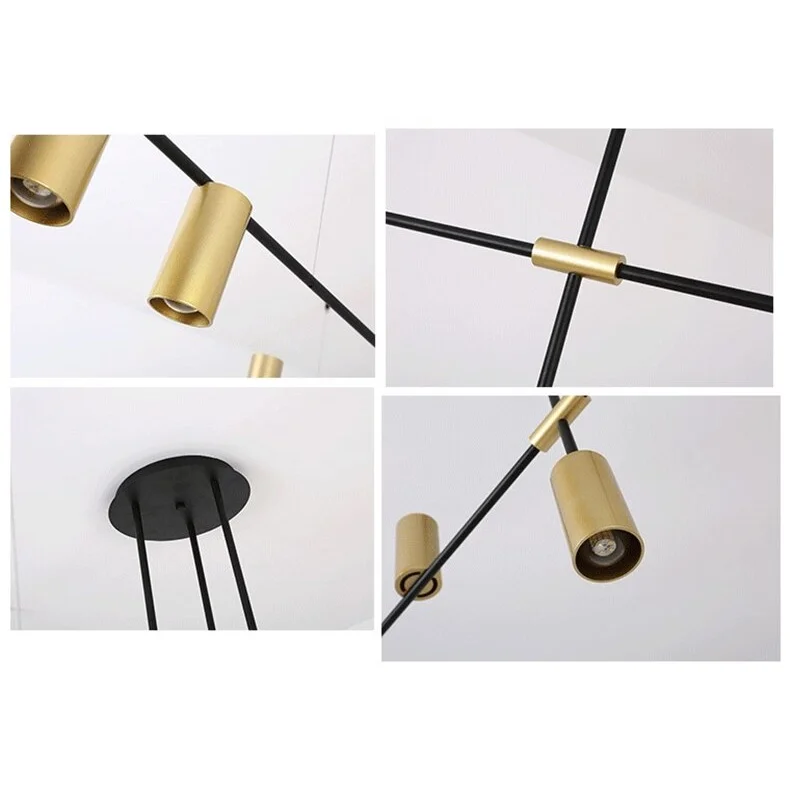 Modern Led Track Lighting Chandelier | Geometric Light for Living Room | Casalola