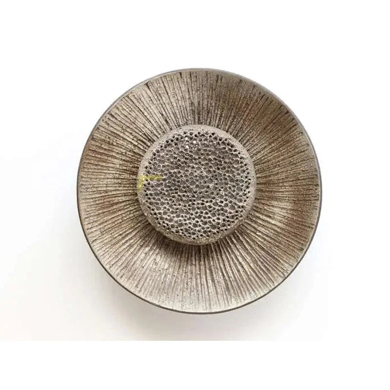 Gold-leaf Disc Wall Sconce | Sculptural Gilded Steel-mesh 28cm Art Deco Eclectic Feature Casalolalights Luxury Lamps