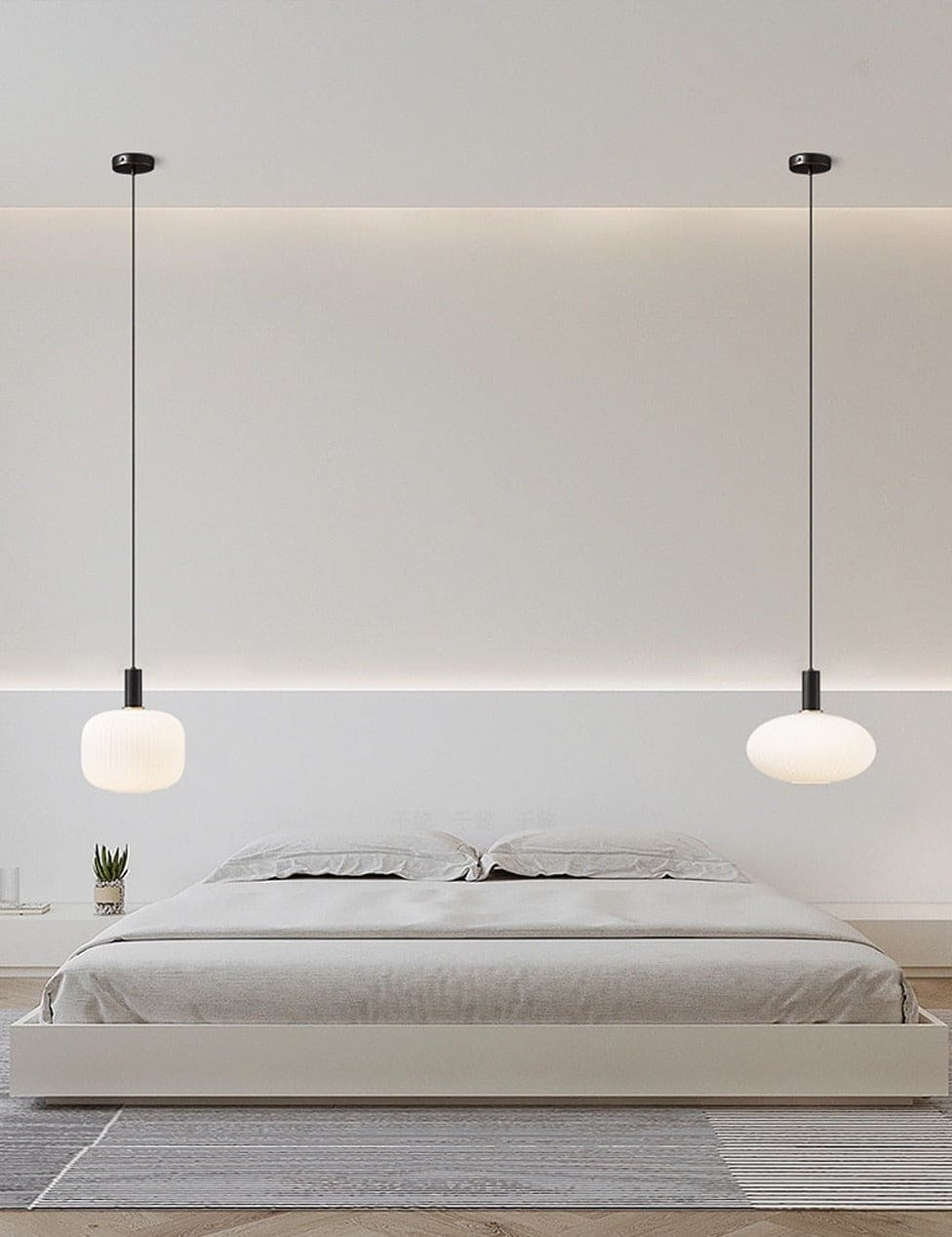 Glass Pendant Lights Bedside Lamps Kitchen Island Lighting - Lamps