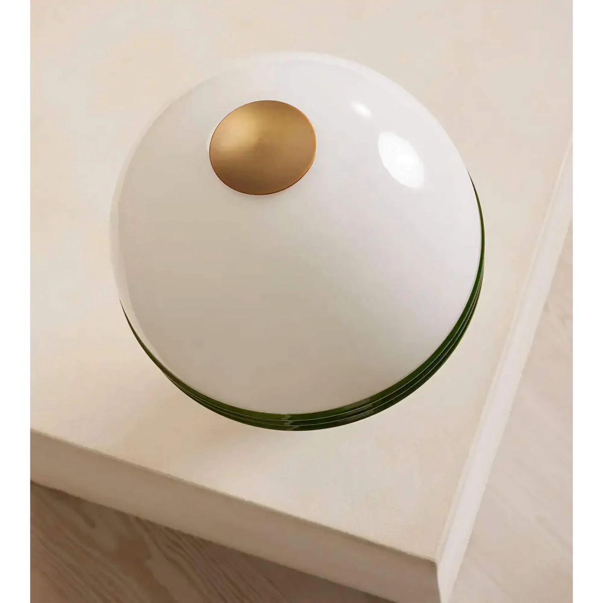 Green Marble Table Lamp for Bedroom and Living Room | Glass Dome Shade Modern Art Deco Bedside Casalola Lights Luxury