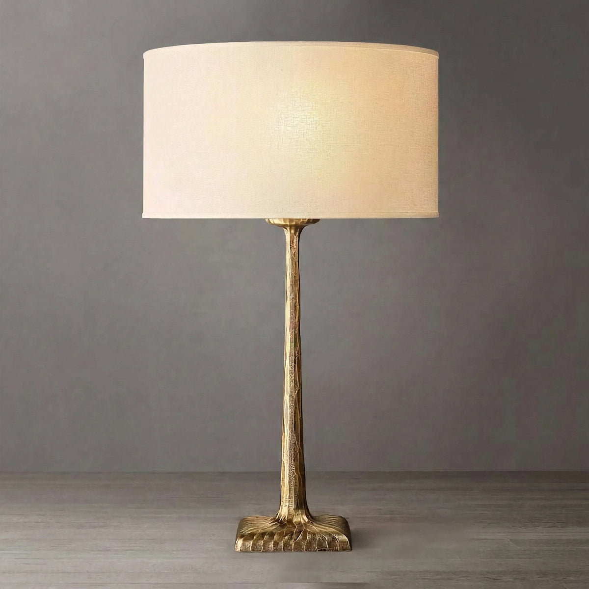 Hammered Copper Table Lamp | 76cm Textured-base Modern Art Deco Console & Living Room Casalolalights Luxury Lamps