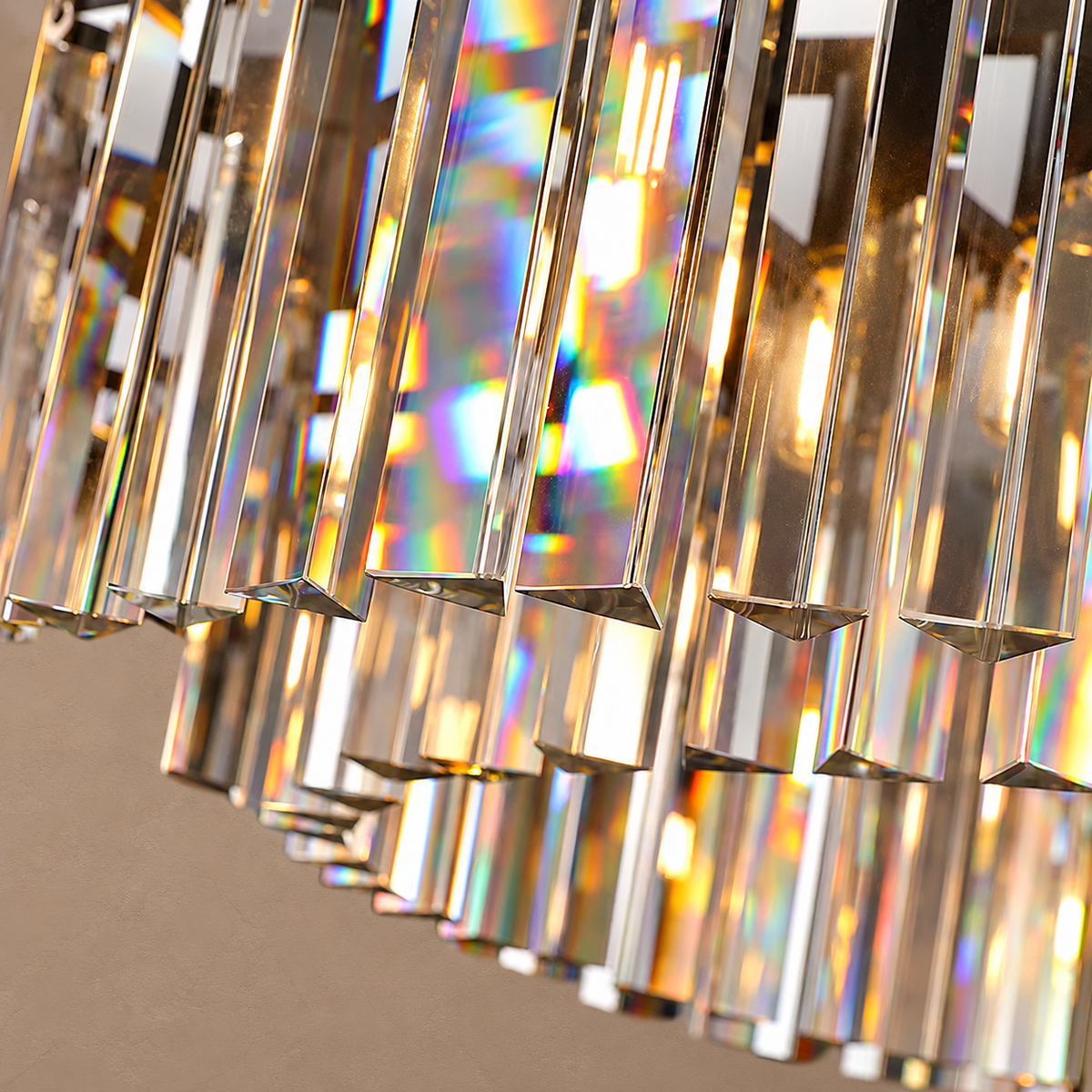Large Hand Cut Crystal Tiered Chandelier Gold or Black | Double Height Foyer Custom Rod Length Casalola Lights Luxury