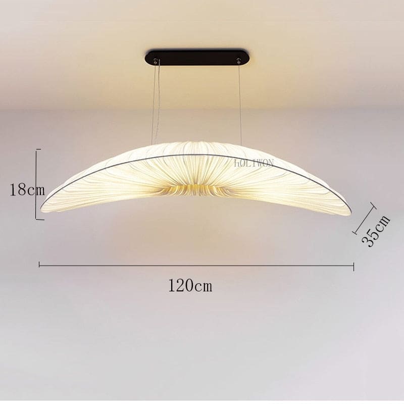 Modern Chandelier Handcrafted White Marine Cloth for Dining Room Living Restaurants | Cl7496303 - Pendant Lamps