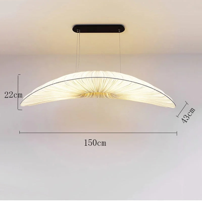 Modern Chandelier Handcrafted White Marine Cloth for Dining Room Living Restaurants | Cl7496303