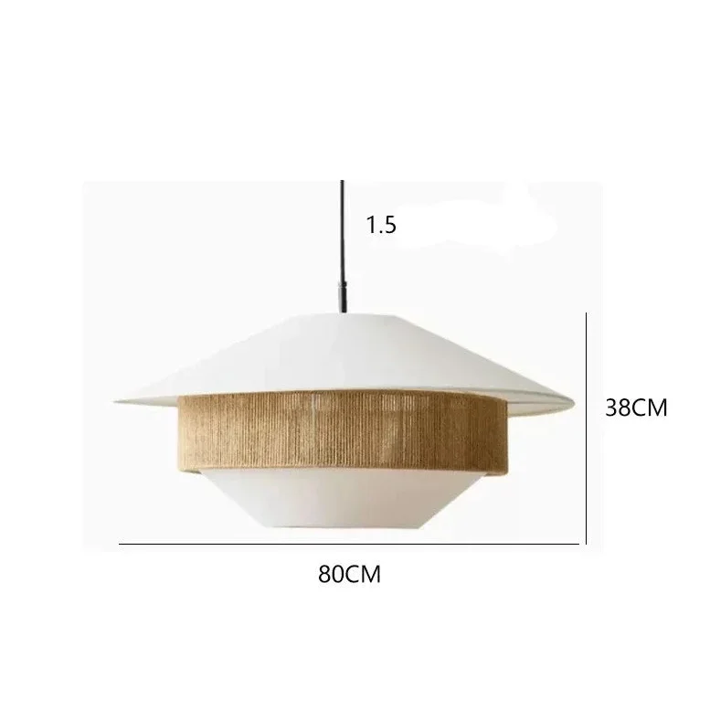 Wicker Pendant Light for Dining Room or Bedroom | Handwoven Linen and 19.7 23.6 31.5 Inch Casalola Lights Luxury Lamps