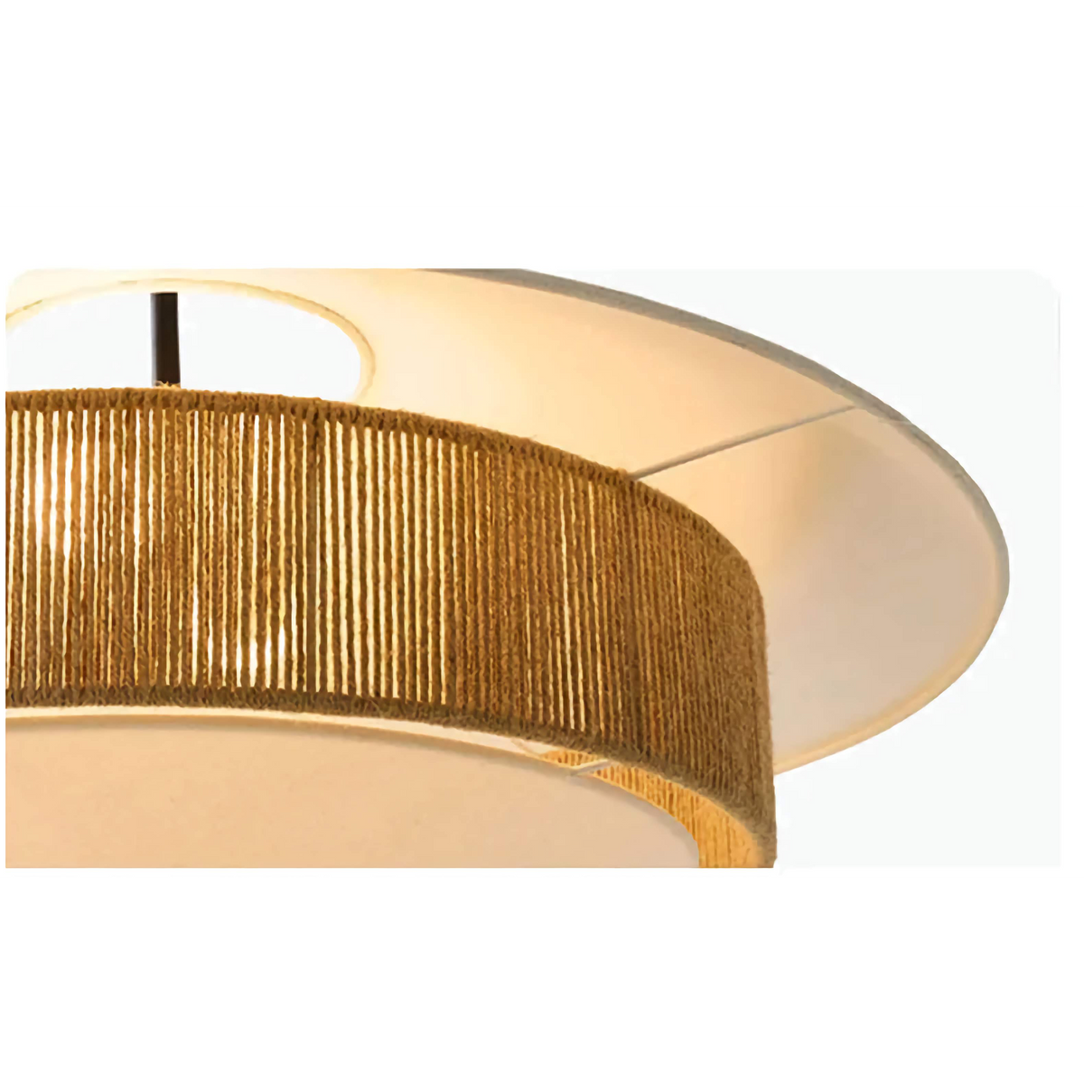 Wicker Pendant Light for Dining Room or Bedroom | Handwoven Linen and 19.7 23.6 31.5 Inch Casalola Lights Luxury Lamps