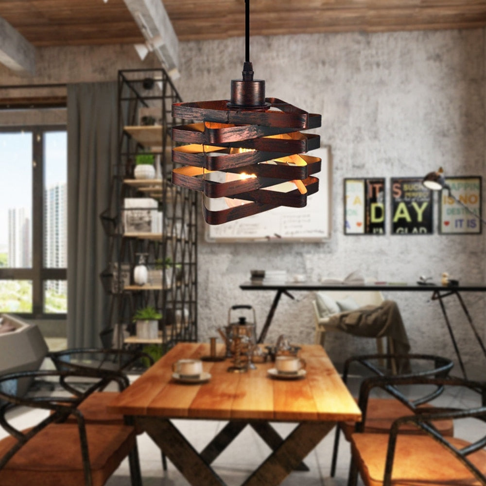 Industrial Pendant Lights Metal Single Lamps for Loft Bar Restaurants Lounges - Lamps