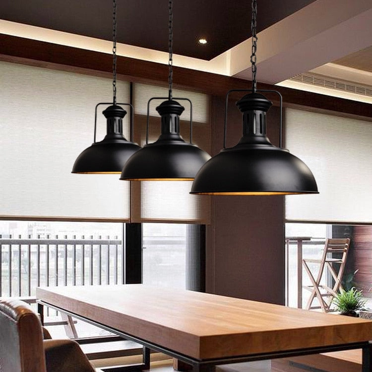 Industrial Pendant Lights Metal Single Lamps for Loft Bar Restaurants Lounges - Lamps
