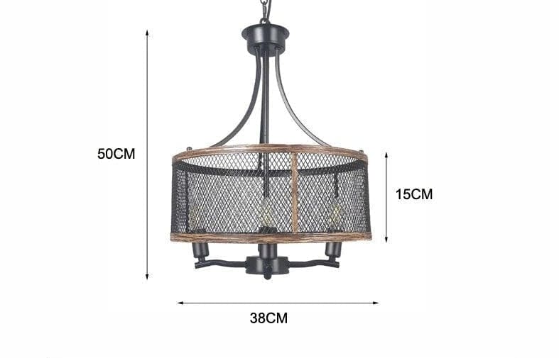 Industrial Retro Ceiling Lamp for Hallway Stairs Living Room - Chandeliers
