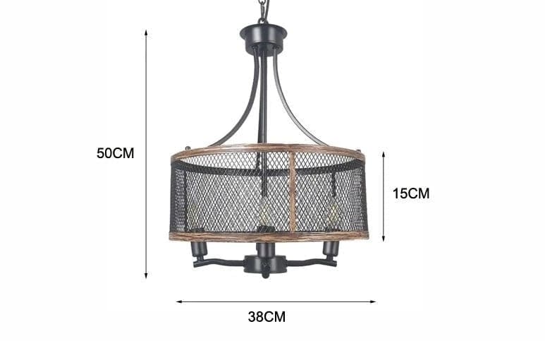 Industrial Retro Ceiling Lamp for Hallway Stairs Living Room - Chandeliers