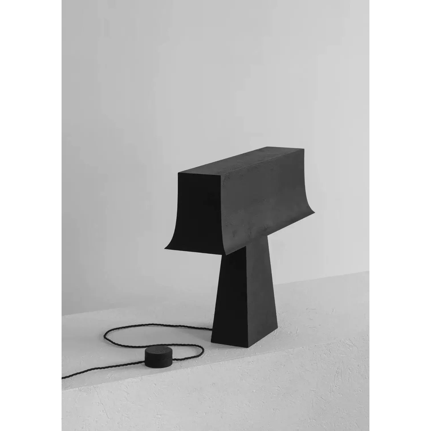 Industrial Stainless Steel Table Lamp – Modern Minimalist Lighting for Office or Living Room