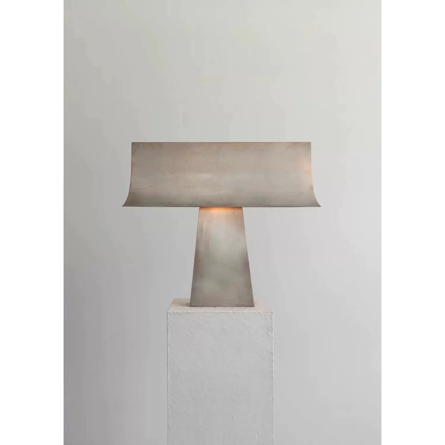 Industrial Stainless Steel Table Lamp – Modern Minimalist Lighting for Office or Living Room