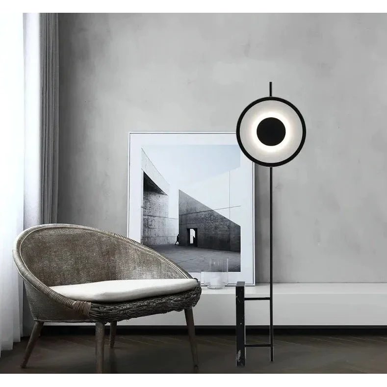 Modern Floor Lamp | Featuring Iron & Marble | for Living Room