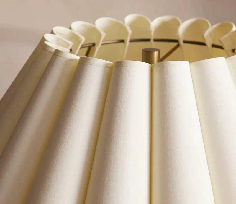 Japandi Wooden Pleated Shade Floor Lamp – Designer Minimalist Lighting Casalolalights Luxury Lamps for Interior