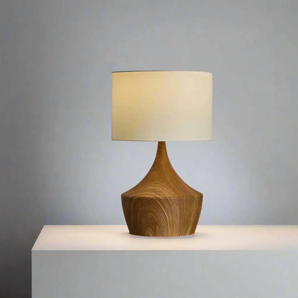 JAPANDI WOOD TABLE LAMP
