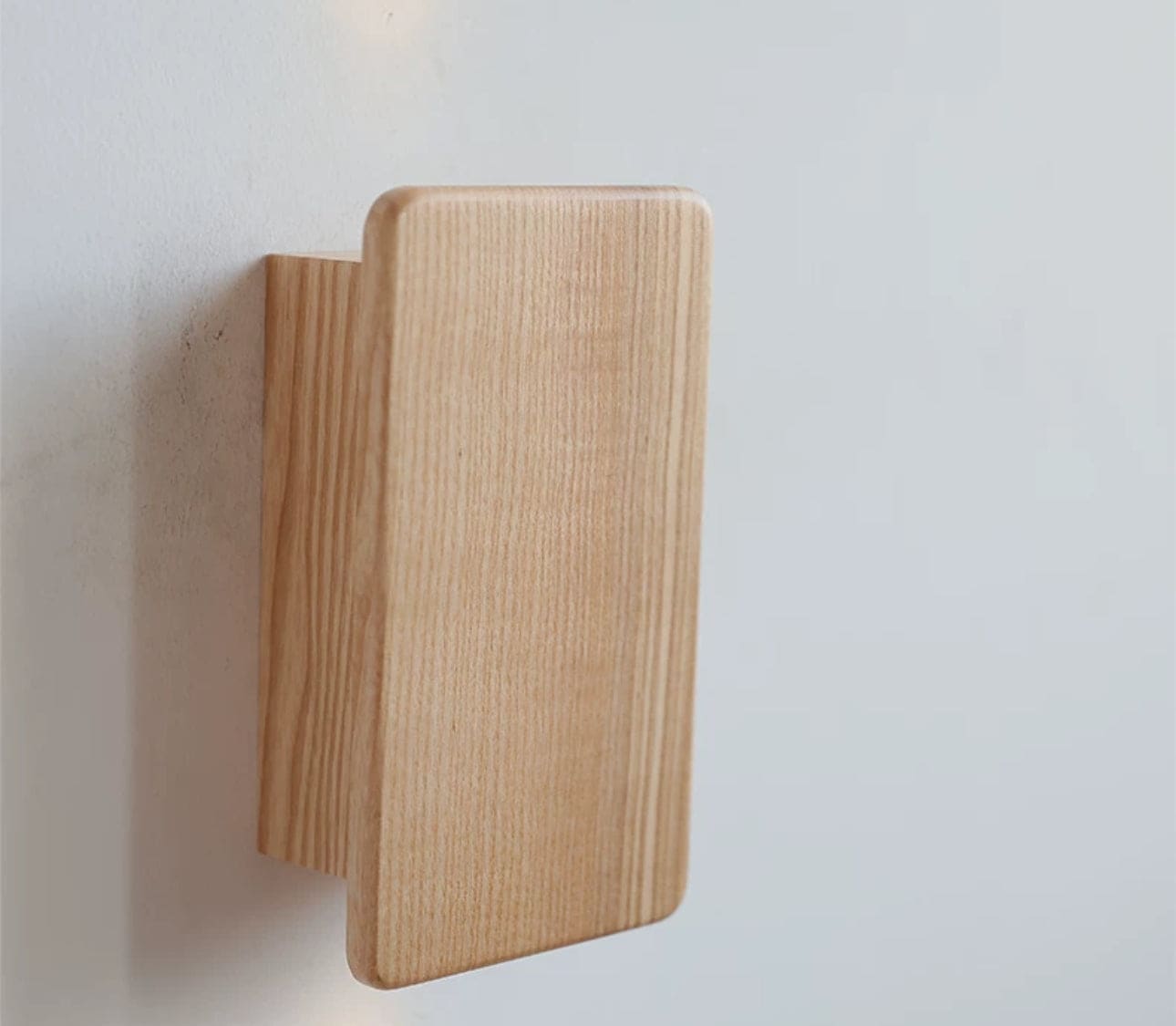 Japandi Design 20x12cm Wood Cool 4000k Led Lighting Intelligent Control - Wall Sconces