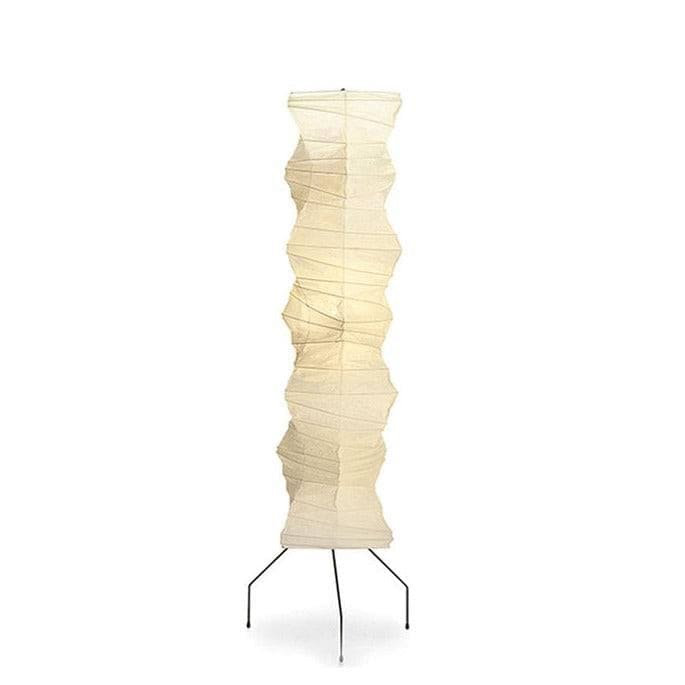 Japandi Akari Floor Lamp | Zen Rice Paper & Wood Light | Minimalist Elegance - Lamps
