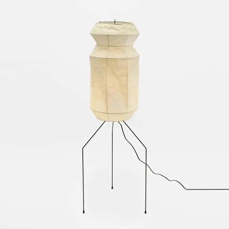 Zen Rice Paper Floor Lamp | Minimalist Noguchi-inspired Design | Ideal for Modern Living Rooms - Lamps