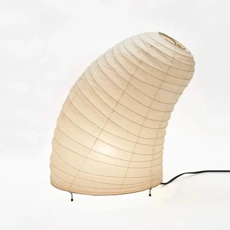 Akari Style Floor Lamp | Noguchi Inspired Rice Paper Lighting | Minimalist Japandi Decor - Lamps