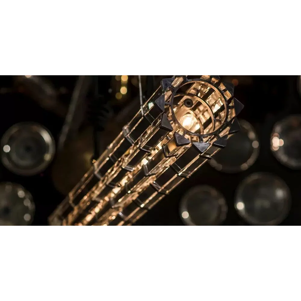 K9 Crystal Rod Floor Lamp | Atelier Oro Modern Brass Ul Listed Luxury Designer Lighting