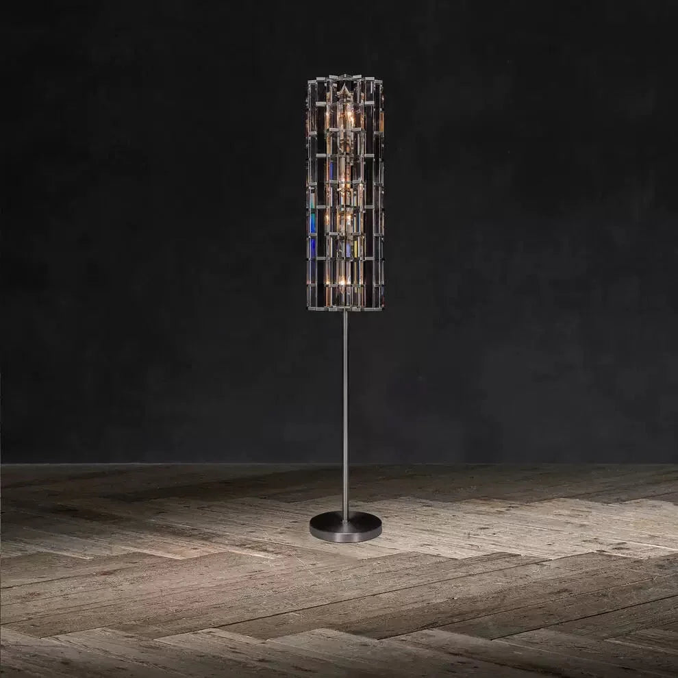K9 Crystal Rod Floor Lamp | Atelier Oro Modern Brass Ul Listed Luxury Designer Lighting
