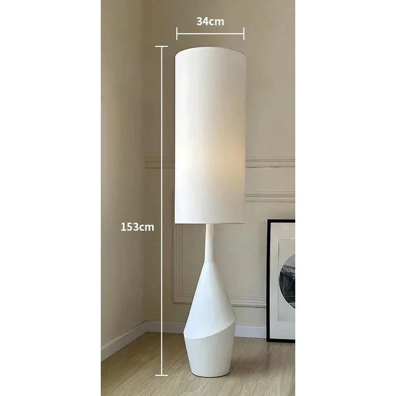 White Modern Minimalism Floor Lamp for Living Room Bedroom