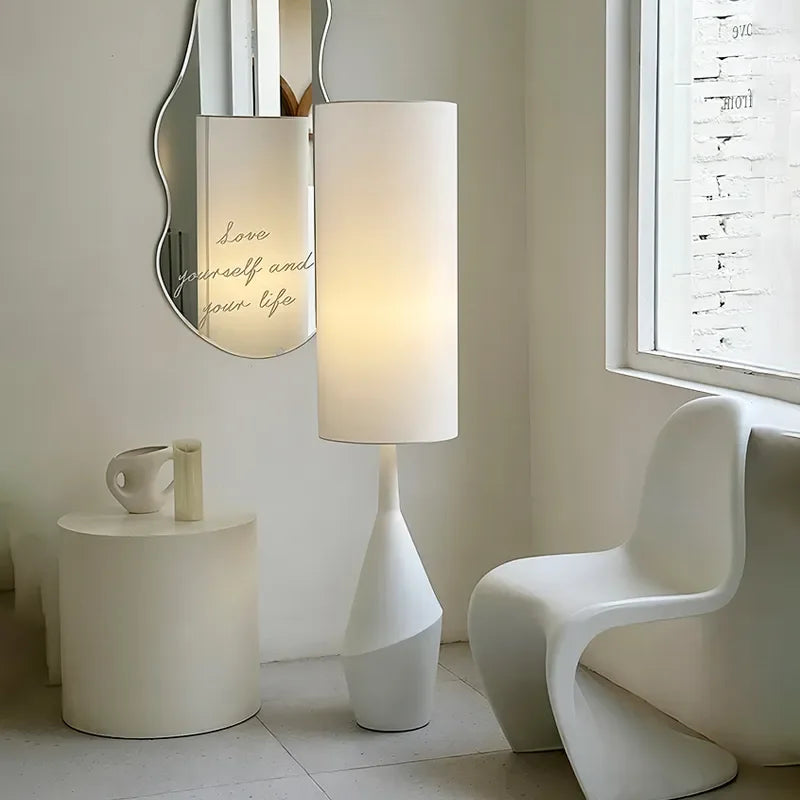 White Modern Minimalism Floor Lamp for Living Room Bedroom
