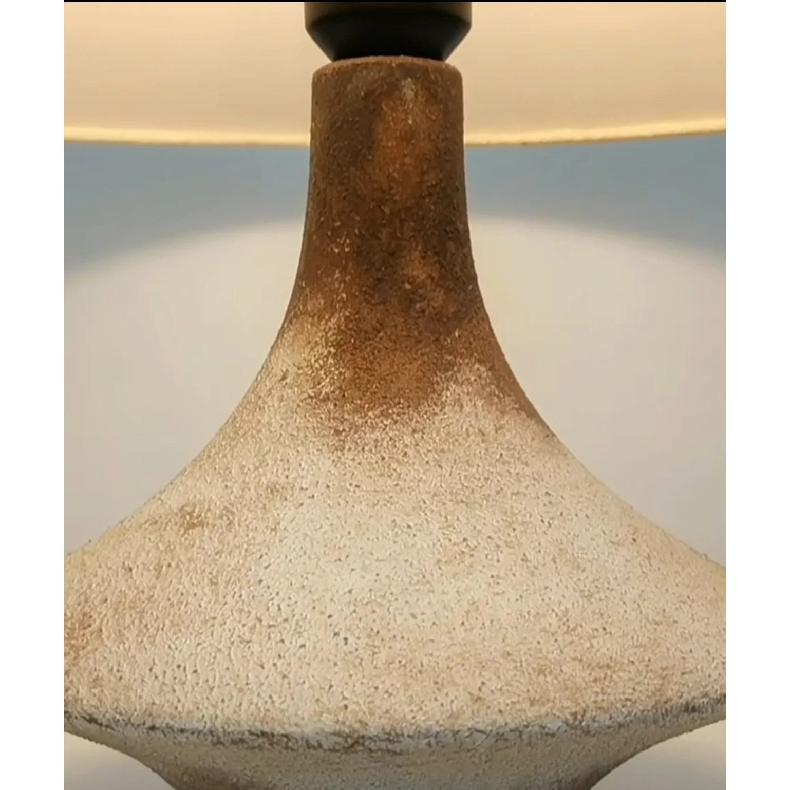 Wabi Sabi Table Lamp Rustic Japandi Decor