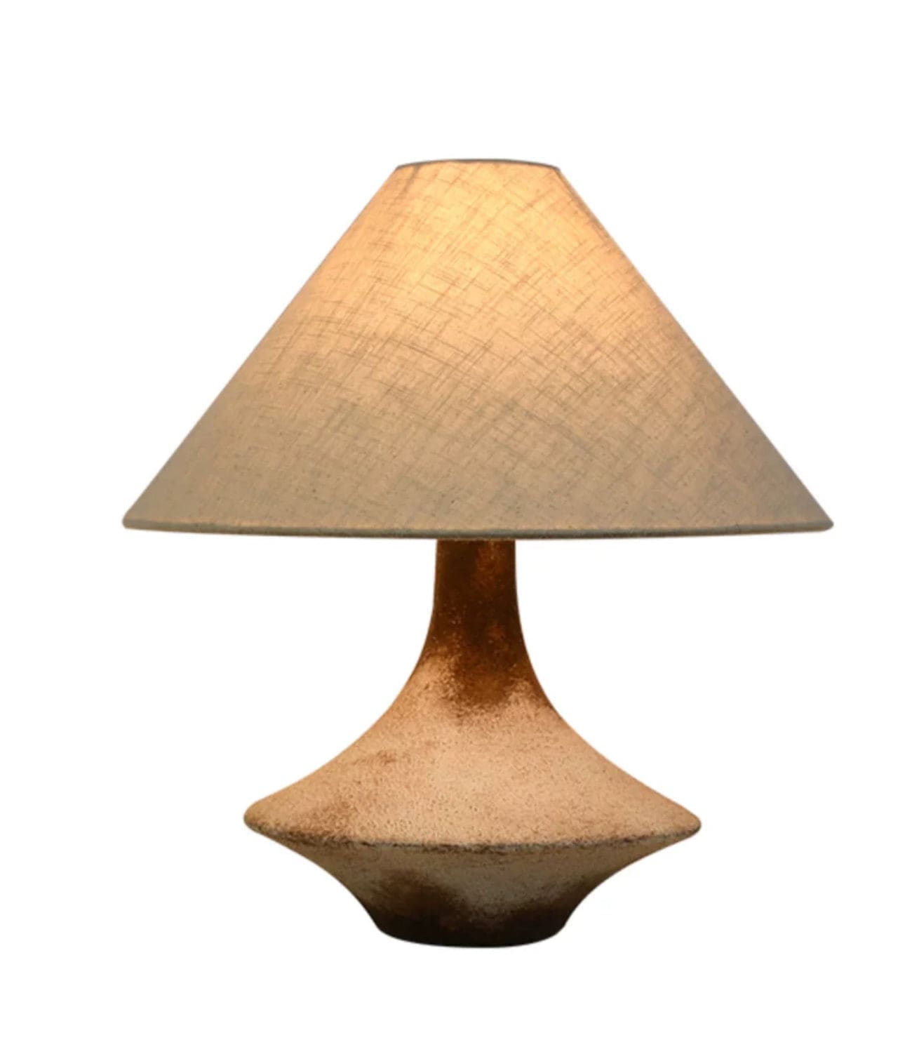 Wabi-sabi Table Lamp - Rustic Japandi Decor - Lamps