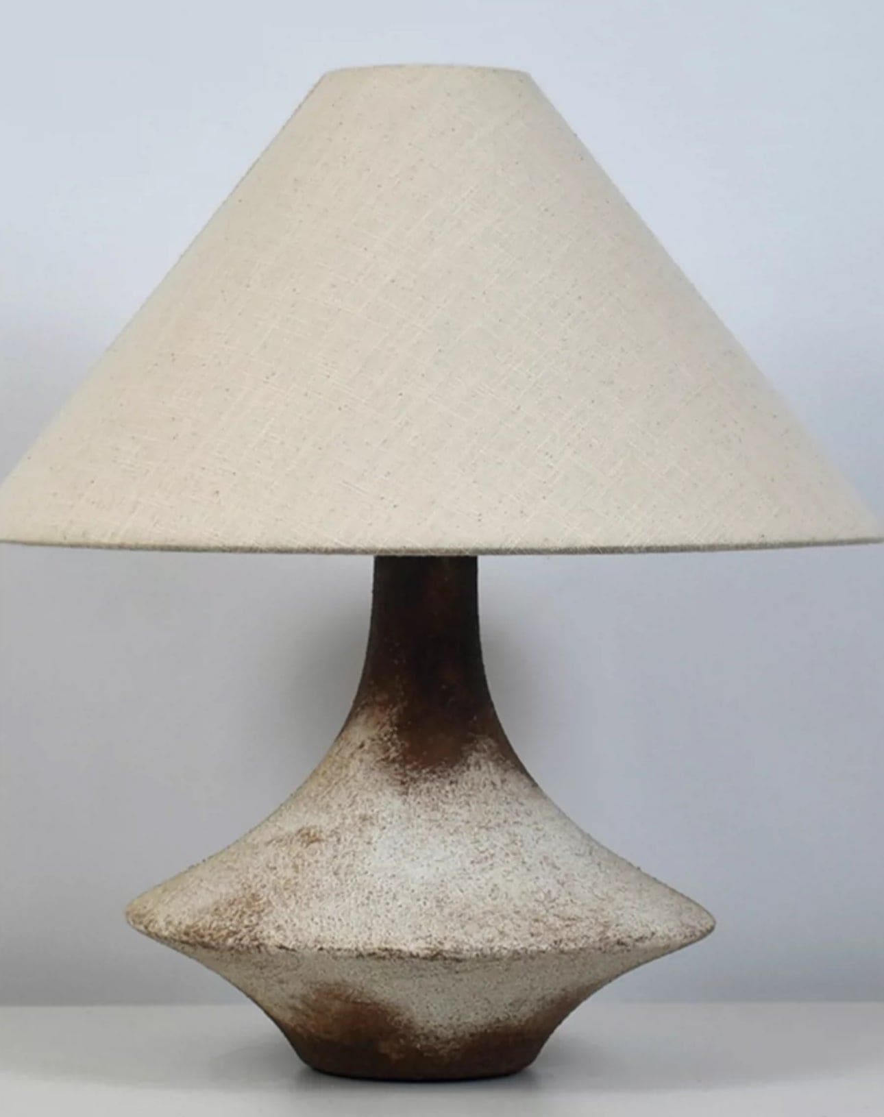 Wabi-sabi Table Lamp - Rustic Japandi Decor - Lamps