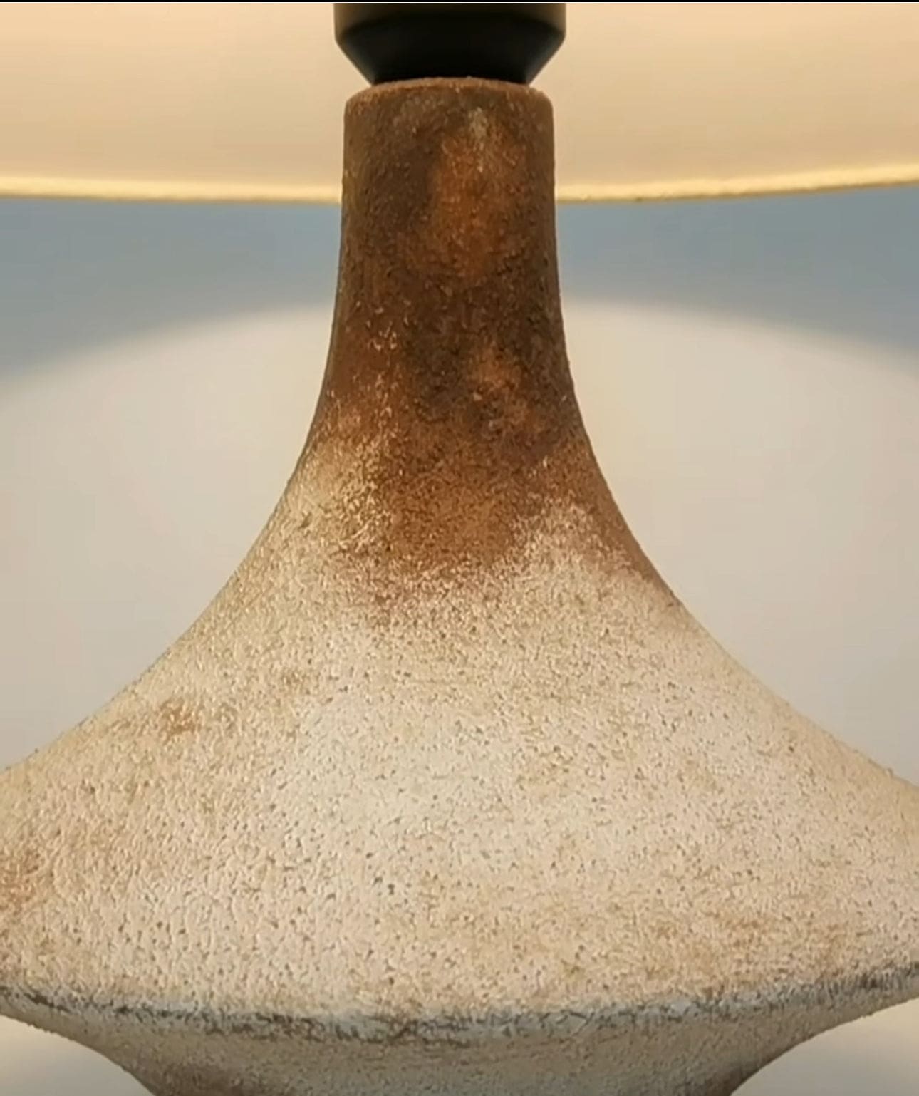 Wabi-sabi Table Lamp - Rustic Japandi Decor - Lamps