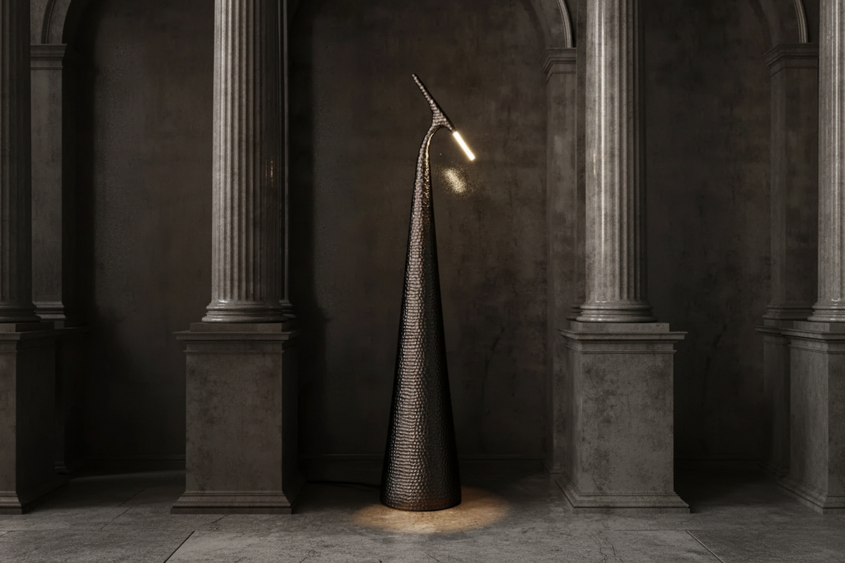 Resin Led Column Floor Lamp | Slim 30cm Profile 165cm Tall Pmma Diffuser Dimmable Option Casalola Lights Luxury Lamps