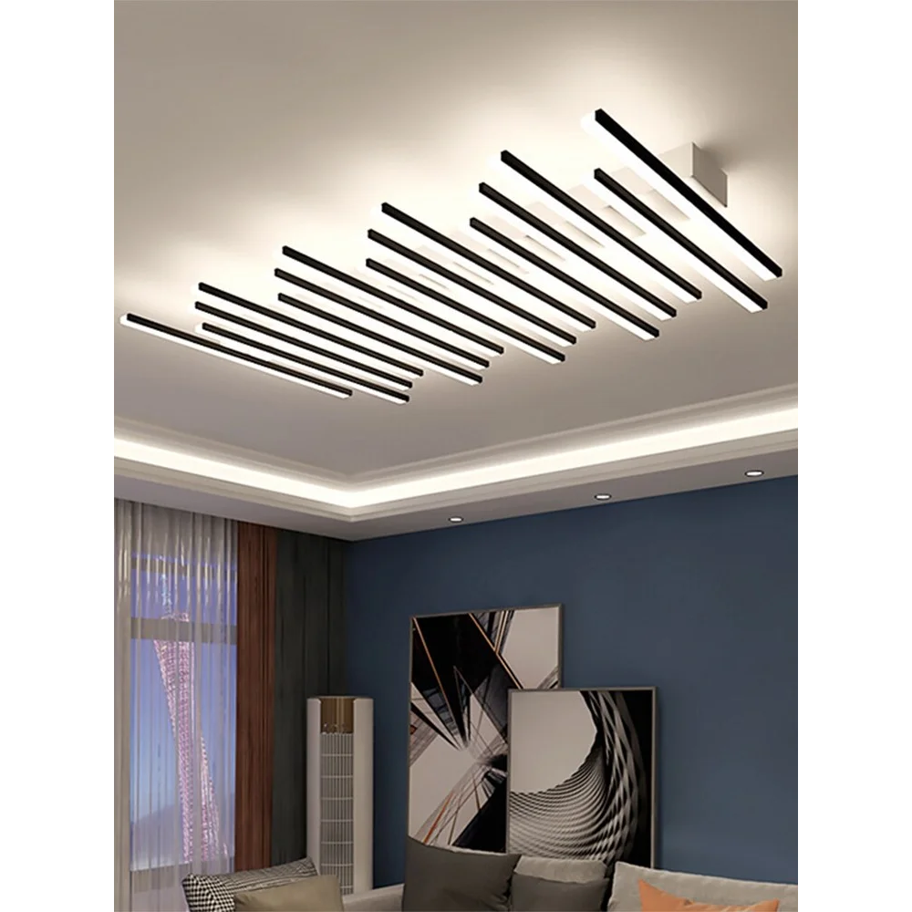 Led Bar Flush Mount 60-110cm | Modern Dimmable Linear Ceiling Light with Remote Kitchen & Low Ceilings Casalolalights