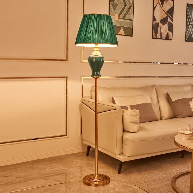 Crystal Floor Lamps Green Luxury Vase Dark Academia Decor