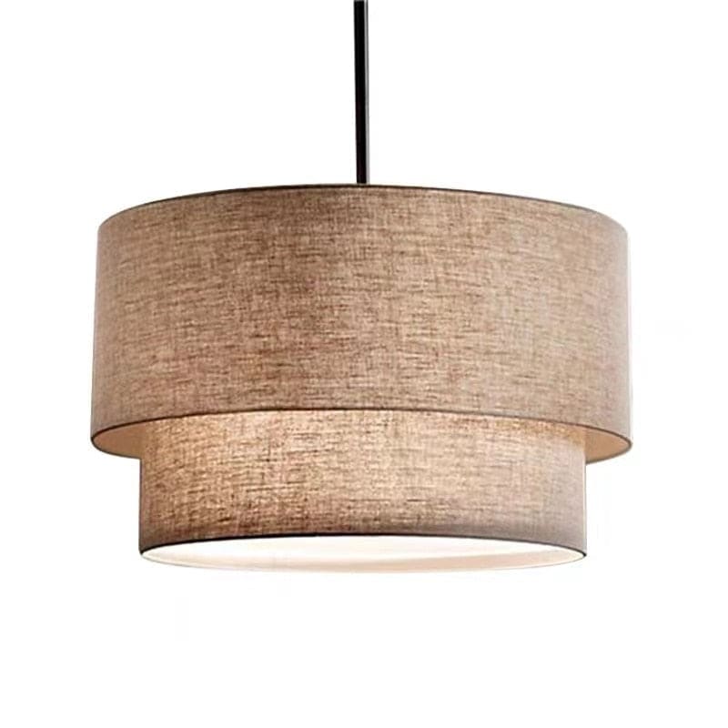 Pendant Lights Linen Black White Lampshade - Lamps
