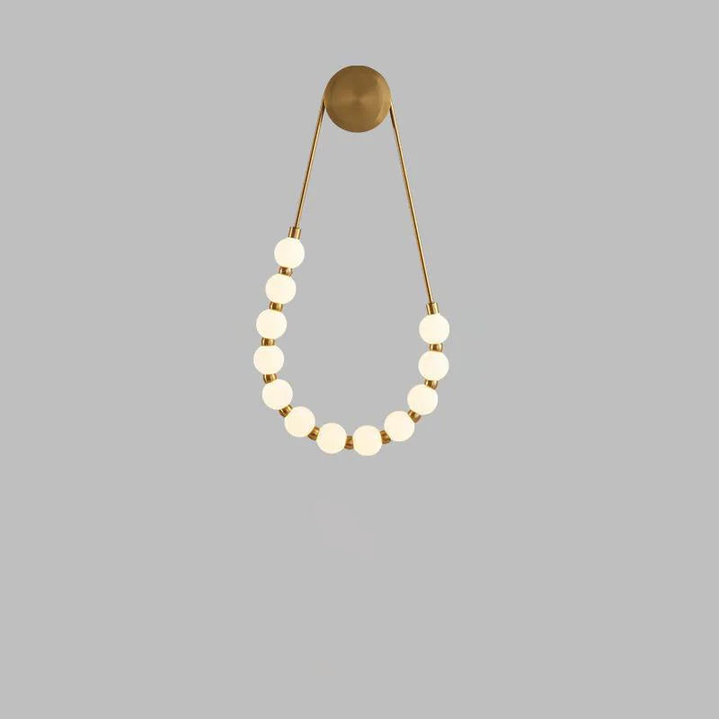 Necklace Wall Lamp | Modern Chain Lighting | Parisian Chic Light Fixture for Homes Restaurants Casalolalights Luxury