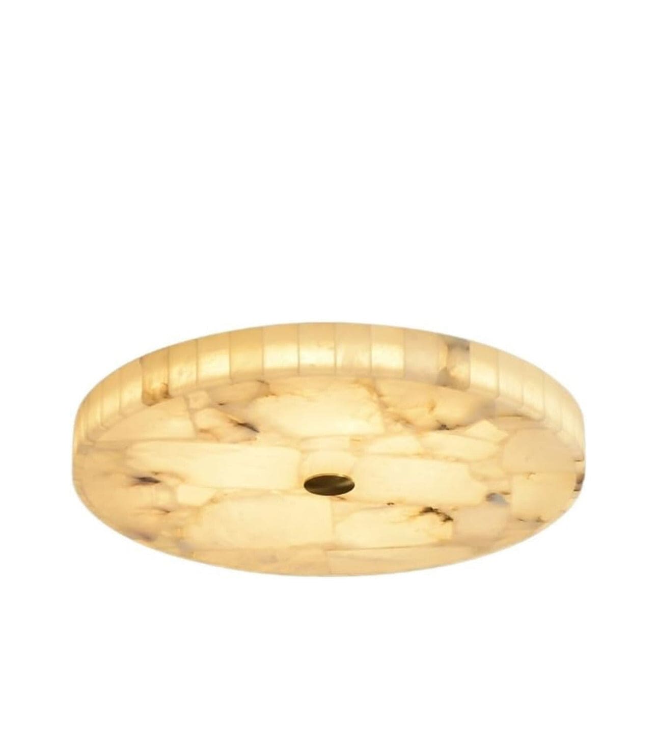 Luminous Marble Ceiling Light for Contemporary Living Room Bedroom - Flush Mounts