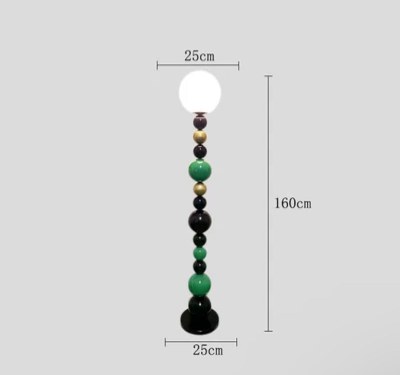Modern Multicolor Sphere Floor Lamp – Creative Art Deco Lighting for Living Room or Bedroom - Lamps